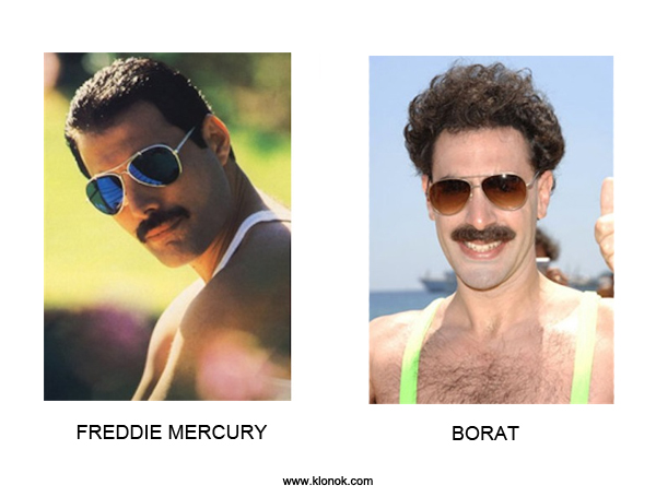 Freddie Mercury - Borat
 
