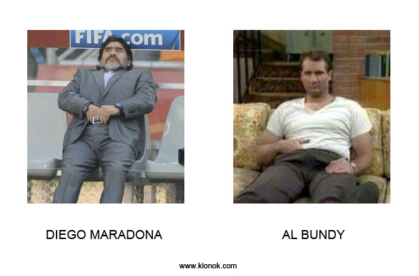 Maradona-Bundy
 
Diego Maradona - Al Bundy