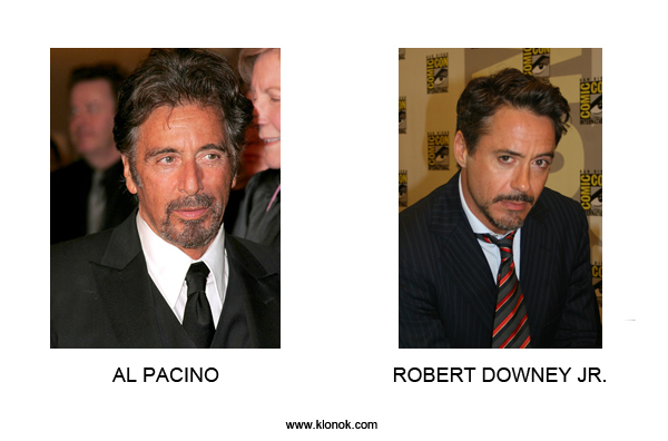 Al Pacino - Robert Downey Jr.
 
